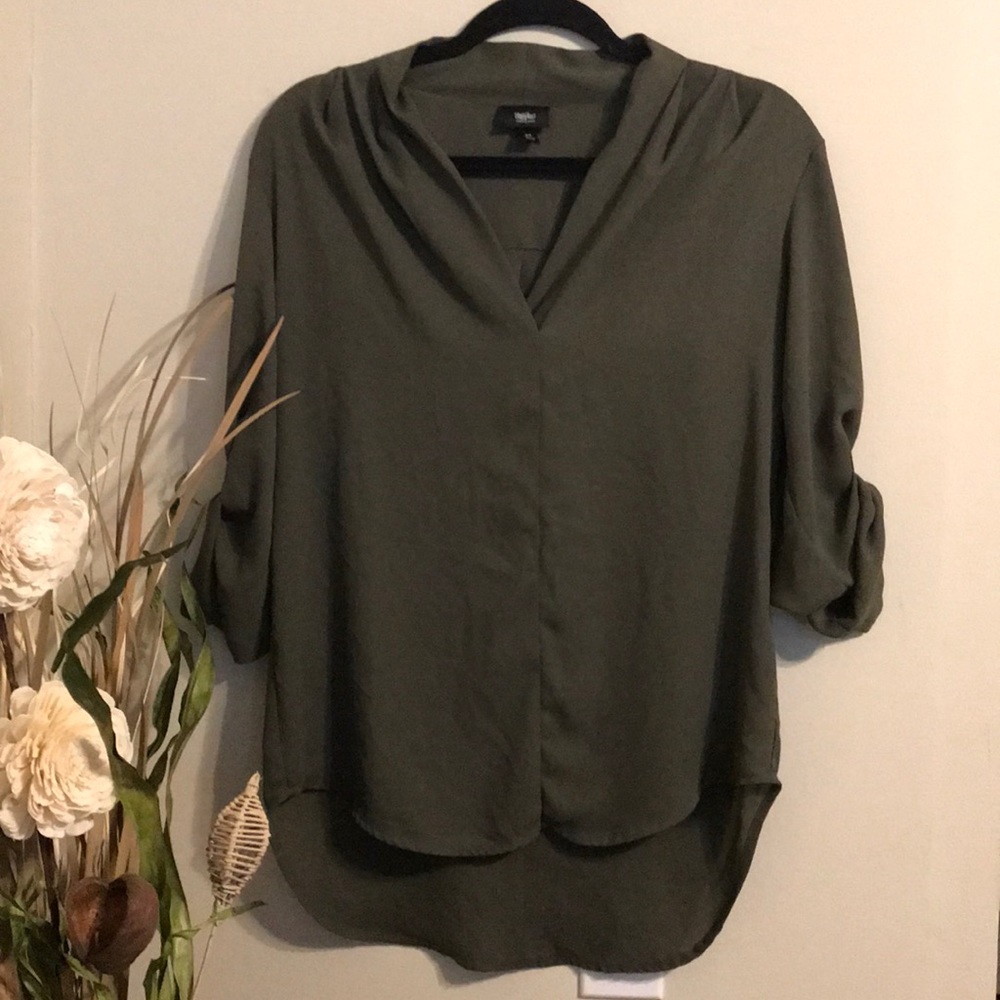 Mossimo army green shirt